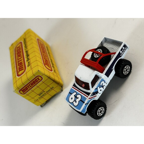 Matchbox MB 13 4X4 Dunes Racer 63 Pickup Truck Original Box - Picture 5 of 6